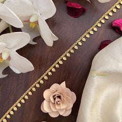 Vriksham Gold Look Alike Unique Leaf Thin Hip Chain-G17954