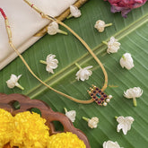 Vriksham Traditional Kemp Stone Single Pendant Addigai-G17547