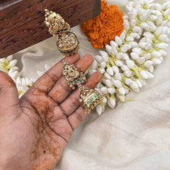 Vriksham Exquisite Peacock 1 gm gold Jhumka-G17070