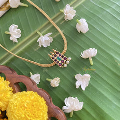 Vriksham Traditional Kemp Stone Single Pendant Addigai-G17547