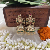 Vriksham Antique Lakshmi 1 gm gold Jhumka-G17072