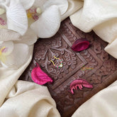 Vriksham Elegant Half Circlr Septum Ring-Red Green White-G21138