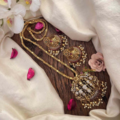 Vriksham Classic Ram Parivar Pendant Rope Chain Set Long Neckpiece-G21669