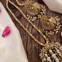 Vriksham Classic Ram Parivar Pendant Rope Chain Set Long Neckpiece-G21669