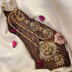 Vriksham Lord Narasimha Pendant Rope Chain Set Long Neckpiece-G21668