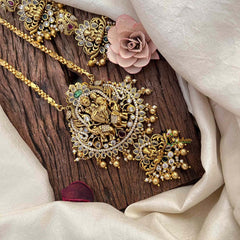 Vriksham Lord Narasimha Pendant Rope Chain Set Long Neckpiece-G21668