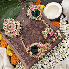 Vriksham Antique 1 gm Gold Finish Bridal Jada Billai-G18760