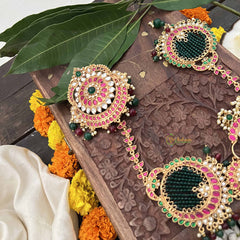 Vriksham Antique 1 gm Gold Finish Bridal Jada Billai-G18760