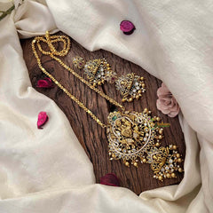 Vriksham Lord Narasimha Pendant Rope Chain Set Long Neckpiece-G21668