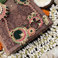 Vriksham Antique 1 gm Gold Finish Bridal Jada Billai-G18760