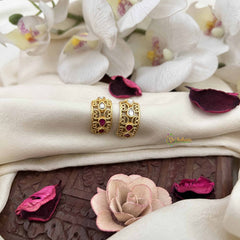 Vriksham Designer Maharashtrian Nakshi Bugadi-Red White-G21120