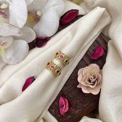 Vriksham Designer Maharashtrian Nakshi Bugadi-Red Green-G21119