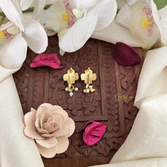 Vriksham Unique Floral Maharashtrian Style Press Bugadi-Pearl-Green-J3085