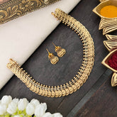 Vriksham Minimalist Temple Style Kasulaperu Neckpiece-G22424