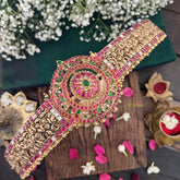 Vriksham Designer Floral Style 1 gm Gold Hipbelt-Gold Bead-G18751