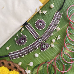 Vriksham Precious Black Polish Kemp Mang Tikka-With Chandran Suriyan-G17561