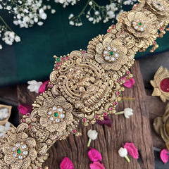 Vriksham Elegant Lakshmi Coin Pendant Hipbelt-G17080