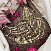 Vriksham Traditional Pearl-Style 4 Layered Hoop Earrings With Pearls Deatling EarCuff-G21113