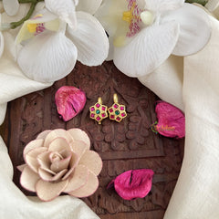 Vriksham Antique Floral Maharashtrian Style Press Bugadi-J3099