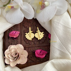 Vriksham Bird Shape Maharashtrian Style Press Bugadi-Red Green-J3103