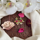 Vriksham Bird Shape Maharashtrian Style Press Bugadi-Red Green-J3102