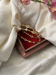 Premium Gold Alike Antique Diamond Bangle Set - G11881