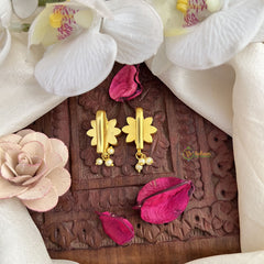 Vriksham Floral Maharashtrian Style Press Bugadi-Red White-J3112