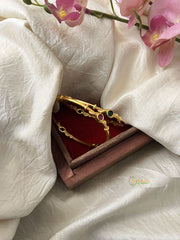 Premium Gold Alike Antique Diamond Bangle Set - G11882