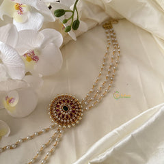 Unique AD Stone Jada Billai with Pearl Maatil-G14908