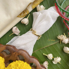 Vriksham Precious Kemp Round Finger Ring-Pearl-G17537