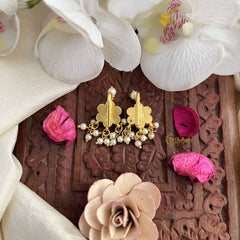 Vriksham Floral Maharashtrian Style Press Bugadi-Green Red-Pearl-J3075