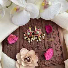 Vriksham Designer Maharashtrian Style Press Bugadi-Red White-J3066