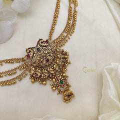 Designer Non Idol Jada Billai with Gold Bead Maatil-G14851