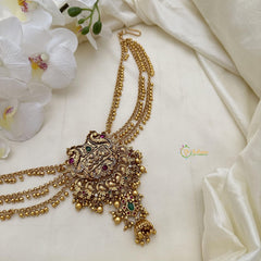 Designer Non Idol Jada Billai with Gold Bead Maatil-G14851