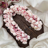 Vriksham Traditional Baby Pink Jasmine String Floral Gajra Flower Accessories-H1229