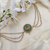 Stylish AD Stone Lakshmi Jada Billai with Pearl Maatil-G14850