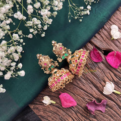 Vriksham Exclusive Kalash 1 gm gold Jhumka-G17076