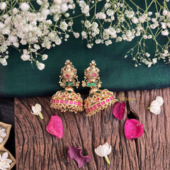 Vriksham Exclusive Kalash 1 gm gold Jhumka-G17076