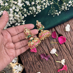 Vriksham Exclusive Kalash 1 gm gold Jhumka-G17076