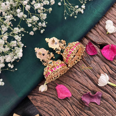 Vriksham Exclusive Kalash 1 gm gold Jhumka-G17076