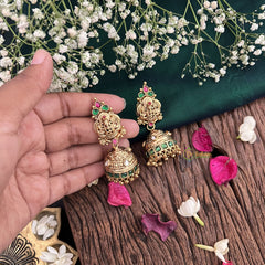 Vriksham Exquisite Lakshmi 1 gm gold Jhumka-G17071