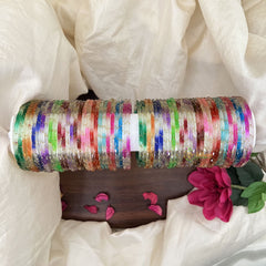 Vriksham Radiant Rainbow Bangles – Baby Shower Special Bangles Set-G19545