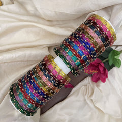 Vriksham Grace & Glow – Traditional Baby Shower Bangles Set-G19541