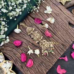 Vriksham Antique Lakshmi 1 gm Gold Maang Tikka-G17082