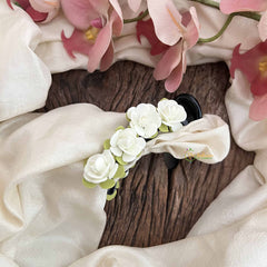 Vriksham Antique Jasmine Flower Spring Radiance Flower Clip-KH1246