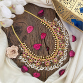 Vriksham Elegant Rice Pearl Kundan Jadau Guttapusalu Neckpiece-Duck-J2986