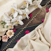 Vriksham Classic Gold-Tone Station Chain With Tiny Round Charms Style Hip Chian-G22413