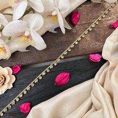 Vriksham Premium Gold-Tone Tiny Round Charms Style Hip Chian-G22414