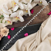 Vriksham Vibrant Silver Floral Charm Chain Style Hip Chian-G22422