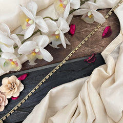 Vriksham Ethnic Twice Dangle Doted Charm Chain Style Hip Chian-G22419